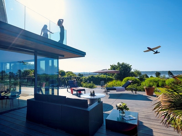 Une terrasse en plein air